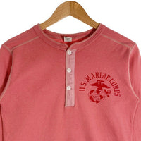 TOYS McCOY トイズマッコイ マックヒル U.S.MARINE CORP ヘンリーネック カットソー ピンク Size M 福生店