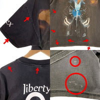 90-00's Prince プリンス LOVE SEX LIBETY プリントTシャツ ブラック Hanes2枚タグ Size XL 福生店