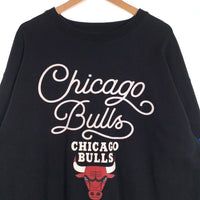 BAYFLOW ベイフロー NBA シカゴ・ブルズ クルーネックスウェットトレーナー プリント ブラック BM2401TO05 Size 4 福生店