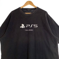 BALENCIAGA バレンシアガ 21AW PS5 ロゴプリント オーバーサイズTシャツ ブラック 651795 TKVF3 Size XL 福生店