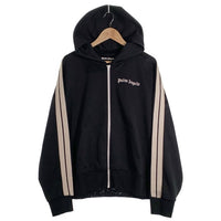Palm Angels パームエンジェルス 23SS Zip Hoodie Track Jacket ジップフーディ トラックジャケット ブラック PMBD051S23FAB001 Size L 福生店