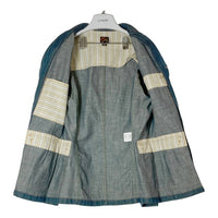 Mister Freedom ミスターフリーダム x Sugar Cane シュガーケーン SC13601 SPORTSMAN USA製 DENIM CONTINENTAL デニム ジャケット インディゴ size38 瑞穂店