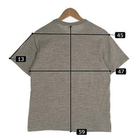 WAREHOUSE ウエアハウス 20SS 4601 CAMP SENECA プリントTシャツ 杢グレー Size M 福生店