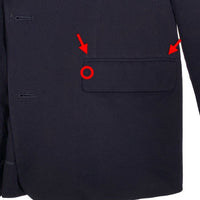 ISSEY MIYAKE MEN イッセイミヤケ メン ウールスーツ 2B ジャケット 2タックスラックス ネイビー LG72016 Size M 福生店