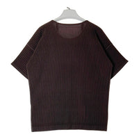 HOMME PLISSE ISSEY MIYAKE オムプリッセイッセイミヤケ HP46JK128 プリーツ 半袖 Tシャツ ダークブラウン size4 瑞穂店
