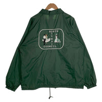 90`s FRANK HATTIE 刺繡 ナイロン コーチジャケット グリーン AUBURN SPORTSWEAR Size XL 福生店