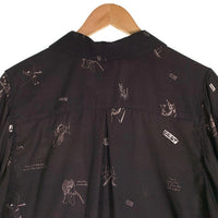 Name. ネーム 17AW STUDIOUS別注 長袖 オープンカラーシャツ ブラック Size 1 福生店