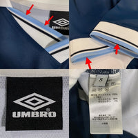 UMBRO アンブロ NICK GEAR ニックギア LHP ゲームシャツ 長袖 ネイビー ホワイト 784-4230267 Size S 福生店
