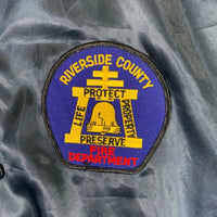 90's CAPRICORN カプリコーン ナイロン スタジャン ネイビー ワッペン USA製 Size L 福生店