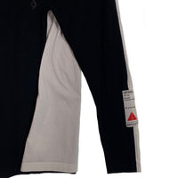 MARCELO BURLON マルセロブロン Confidencial ロングスリーブTシャツ ブラック ホワイト CMAB029S19001048 Size L 福生店