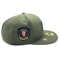 New Era ニューエラ 59FIFTY MLB ロサンゼルス・ドジャース OUR NATION FINEST ベースボールキャップ オリーブ 星条旗 Size 7 3/4 (61.5cm) 福生店