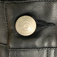 WANNA ワナ ECO LEATHER “CULT TRUE” FRONT FLARED PANTS エコレザー フロント フレアドパンツ ブラック Size 1 福生店