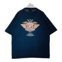 Harley-Davidson ハーレーダビッドソン USA製 ANVIL製 シングルステッチ COPENHAGEN DENMARK ヘンリーネックTシャツ ブラック sizeXL 瑞穂店