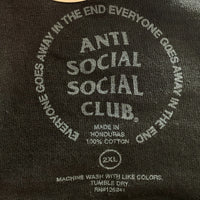 NEIGHBORHOOD ネイバーフッド 24SS Anti Social Social Club アンチソーシャルソーシャルクラブ プリント ロングスリーブTシャツ ブラック 241GEASN-LTM01S Size XXL 福生店