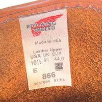 RED WING レッドウィング PECOS BOOTS ペコスブーツ 866 ブラウン Size US10 1/2 (28.5cm) 福生店