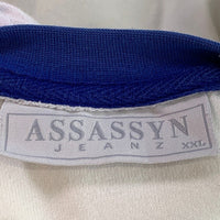 ASSASSYN JEANZ アサシンジーンズ フィリックス プリントTシャツ ホワイト ブルー Size XXL 福生店