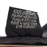 STUSSY ステューシー オールド 黒タグ スカル フラワー 両面プリント Tシャツ ブラック sizeXL 瑞穂店