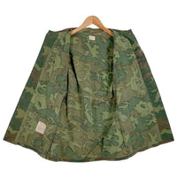 60’s U.S.ARMY 米軍 ジャングルファティーグ ミリタリージャケット リーフカモ リップストップ 68年会計 8415-945-7653 Size S-R 福生店