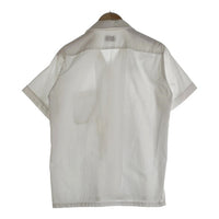 50's 60's ARROW アロー コットン TIME-SAVERタグ 半袖 オープンカラーシャツ ホワイト Size M 福生店
