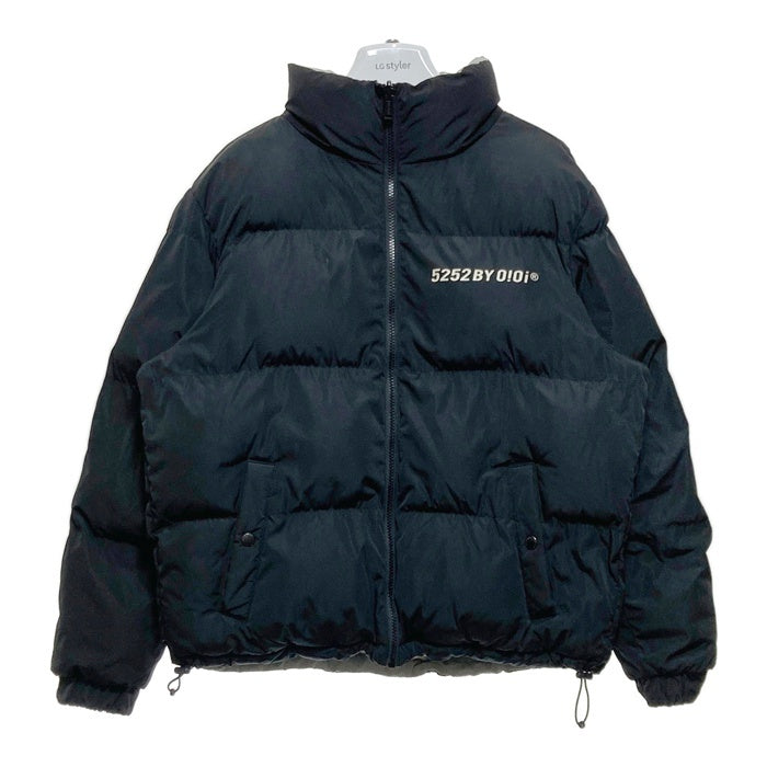 5252 BY OIOI リバーシブルダウンジャケット ブラック×ライト