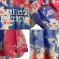 STANDARD CALIFORNIA スタンダードカリフォルニア GOHEMP ゴーヘンプ SD TIE DYE DEAD LOGO TEE タイダイ ロゴプリントTシャツ レッド Size L 福生店