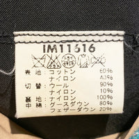 Indian Motorcycle インディアンモーターサイクル N/C DOWN VEST WOOLEN YORK & POCKET ダウンベスト ブラック ヨーク ポケット ウール IM11616 Size 40 福生店