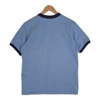 The Real McCOY'S リアルマッコイズ リンガーTシャツ プリント ブルー Size 38 福生店