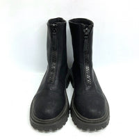 antiqua アンティカ フロントジップブーツ ブラック size38 瑞穂店