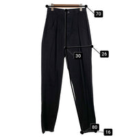 80's STUSSY ステューシー 1タック コットン テーパードパンツ ブラック 黒タグ TALON42 Size 29 福生店