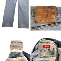 90's Levi's リーバイス 501-0193 テーパードデニムパンツ インディゴ 98年 USA製 Size 36×30 福生店