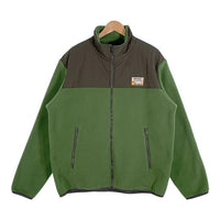 HUMAN MADE ヒューマンメイド 22AW Fleece Jacket フリースジャケット ジップアップ グリーン ワッペン プリント Size XXL 福生店