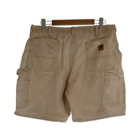 00's CARHARTT カーハート ダック ペインターショートパンツ ブラウン B25 BRN Size 36 福生店