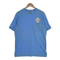 CORE FIGHTER コアファイター プリント ポケットTシャツ ブルー 袖刺繡 Size L 福生店