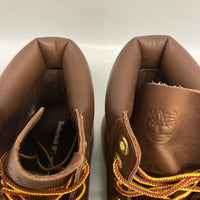Timberland ティンバーランド レディース ジュニア 6インチ プレミアム ウォータープルーフ Espresso Illuminated A19XM ブーツ ゴールドブラウン size24.5cm 瑞穂店