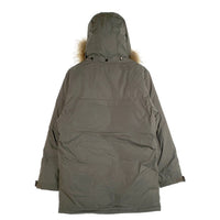 BURBERRY BLACK LABEL バーバリー ブラックレーベル ダウンジャケット ファー グレー BMP03-731-76 Size M 福生店