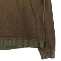 00's BANANA REPUBLIC バナナリパブリック ハーフジップ プルオーバーコットンセーター グリーン Size XL 福生店
