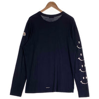 MONCLER モンクレール MAGLIA T-SHIRT M/LUNGA LS T-SHIRT AS MUCH AS YOU CAN ロンT ロングスリーブ 長袖 Tシャツ ネイビー 23997872CJNR Size L 福生店