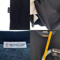 MONCLER GENIUS モンクレール ジーニアス FRAGMENT フラグメント MAGLIA T-SHIRT スプレープリント 半袖 Tシャツ ブラック F209U8C70710 8392B Size XL 福生店