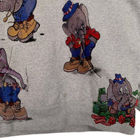SUPREME シュプリーム 22AW Elephant Hooded Sweatshirt エレファント プリント プルオーバースウェットパーカー グレー Size L 福生店