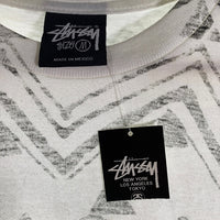00's STUSSY ステューシー TOM TOM VTG TEE 総柄プリント Tシャツ ホワイト メキシコ製 Size M 福生店