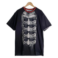 FOR THE HOMIES MF DOOM ドゥーム プリント メッシュTシャツ リバーシブル ホワイト ブラック Size M 福生店