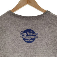 BUZZ RICKSON’S バズリクソンズ USAF スヌーピー プリント 前V クルーネックスウェットトレーナー ヘザーグレー BR69272 Size M 福生店