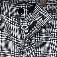 JUNYA WATANABE COMME des GARCONS ジュンヤワタナベ コムデギャルソン AD2003 千鳥 クロップドパンツ ブラック×ホワイト sizeS 瑞穂店