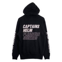 CAPTAINS HELM キャプテンズヘルム PLEASURE SEEKERS HOODIE プリント プルオーバースウェットパーカー ブラック CH24-AW-T12 Size L 福生店