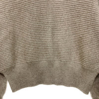 ANAYI アナイ ハイネック横編みリブニット ベージュ Size38 瑞穂店