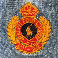 Polo Ralph Lauren ポロラルフローレン 30周年記念刺繍 ボタンダウン デニムシャツ ライトインディゴ sizeM 瑞穂店