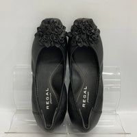 REGAL リーガル パンプス バレエシューズ フラット ブラック size22.5cm 瑞穂店