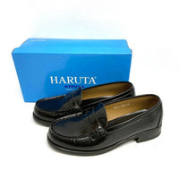 haruta ハルタ ローファー ブラック size24cm 瑞穂店