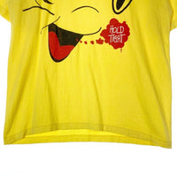 STUSSY ステューシー HOLD TIGHT キャラクター Tシャツ イエロー sizeL 瑞穂店
