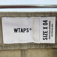 WTAPS ダブルタップス 192WVDT-PTM06 KHAKI TROUSERS. COPO. TWILL トラウザーズ コットン ツイル チノパンツ ベージュ size04 瑞穂店